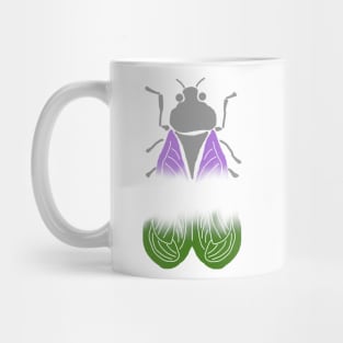 Queer-Winged Cicada Mug